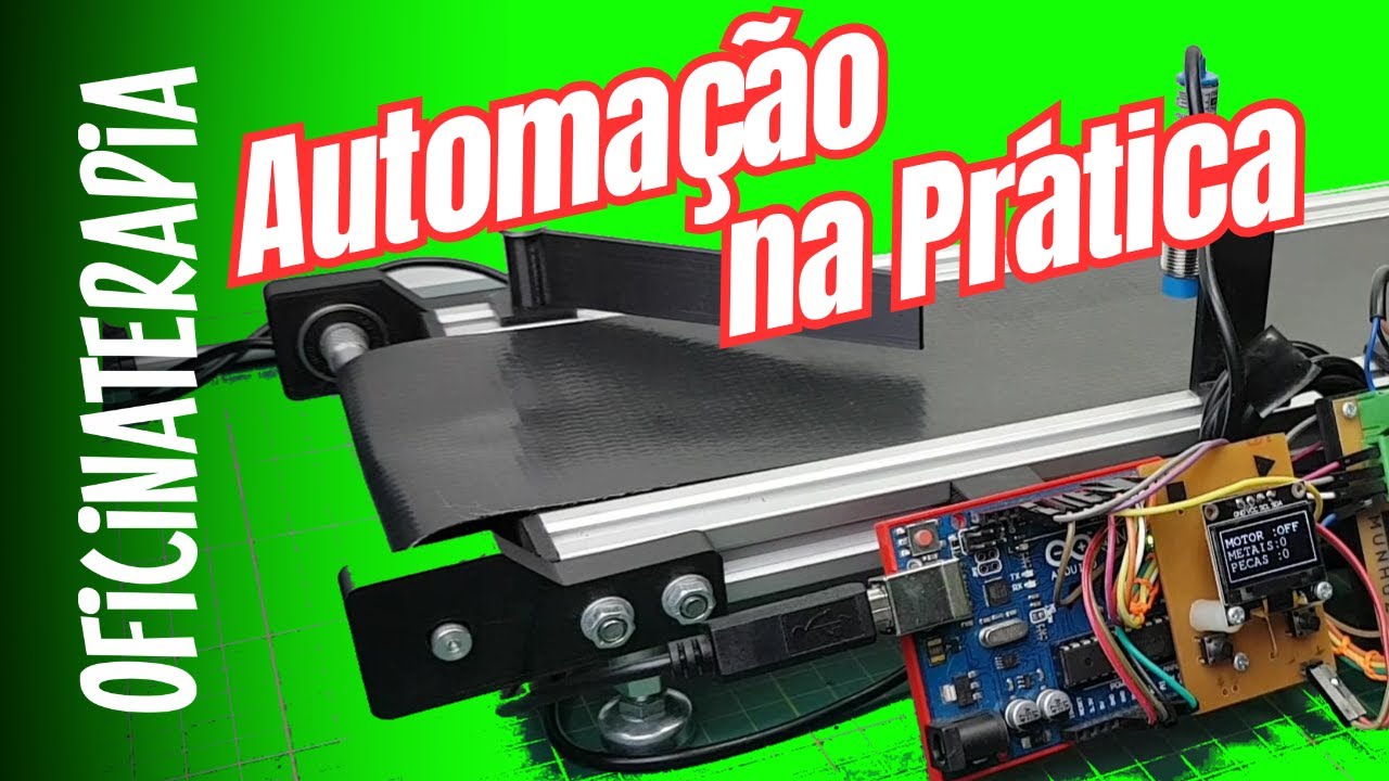 Automação Industrial na Prática: Kit Didático Completo em Funcionamento