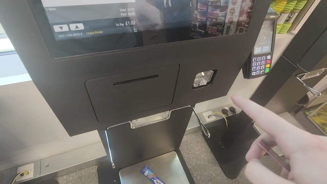 EvoPOS Self Checkout Machine @ Asda Express - Acton Main Line - Greater London