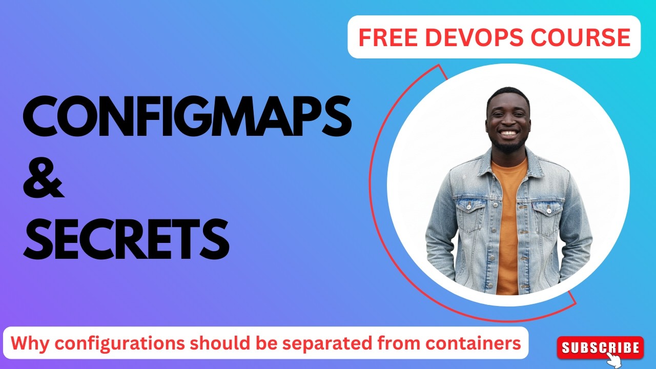 Kubernetes ConfigMaps & Secrets | FREE DevOps Course |#kubernetes #devops #devopstrainingvideos #aws