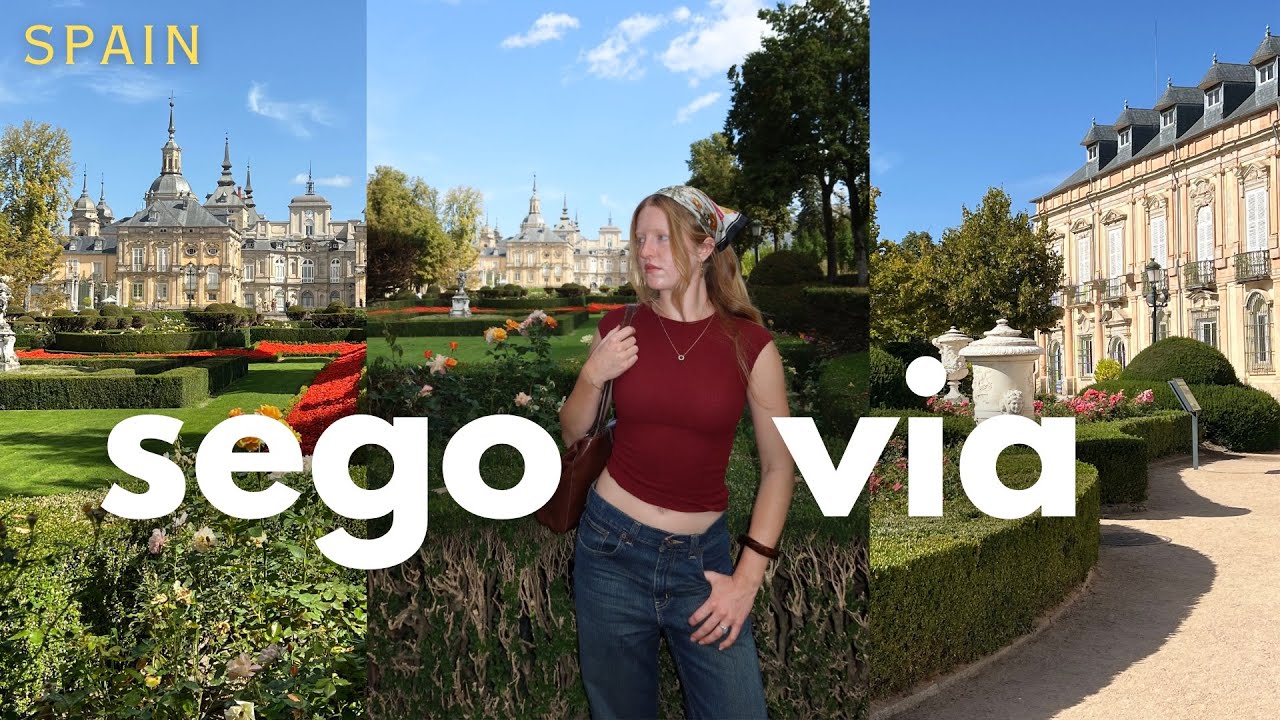 Day Trip to Segovia, Spain 🇪🇸 visiting Gothic Castles and beautiful gardens✨🏰