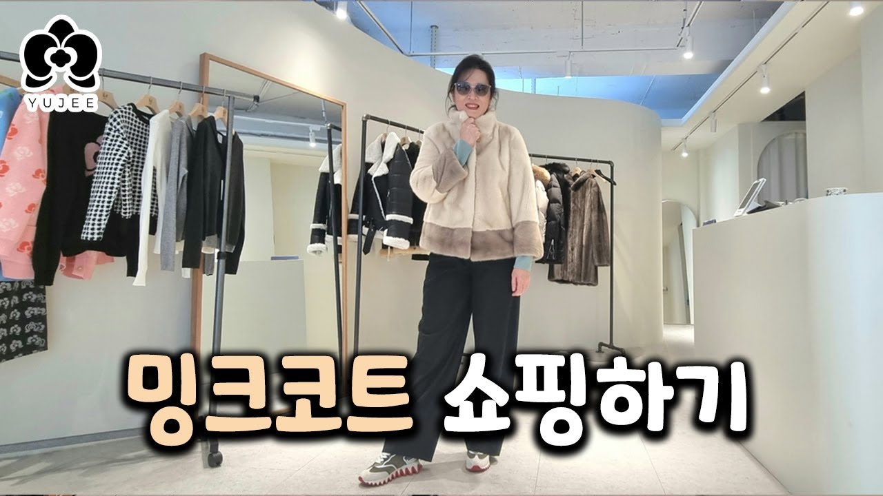 가로수길에서 밍크코트 쇼핑하기