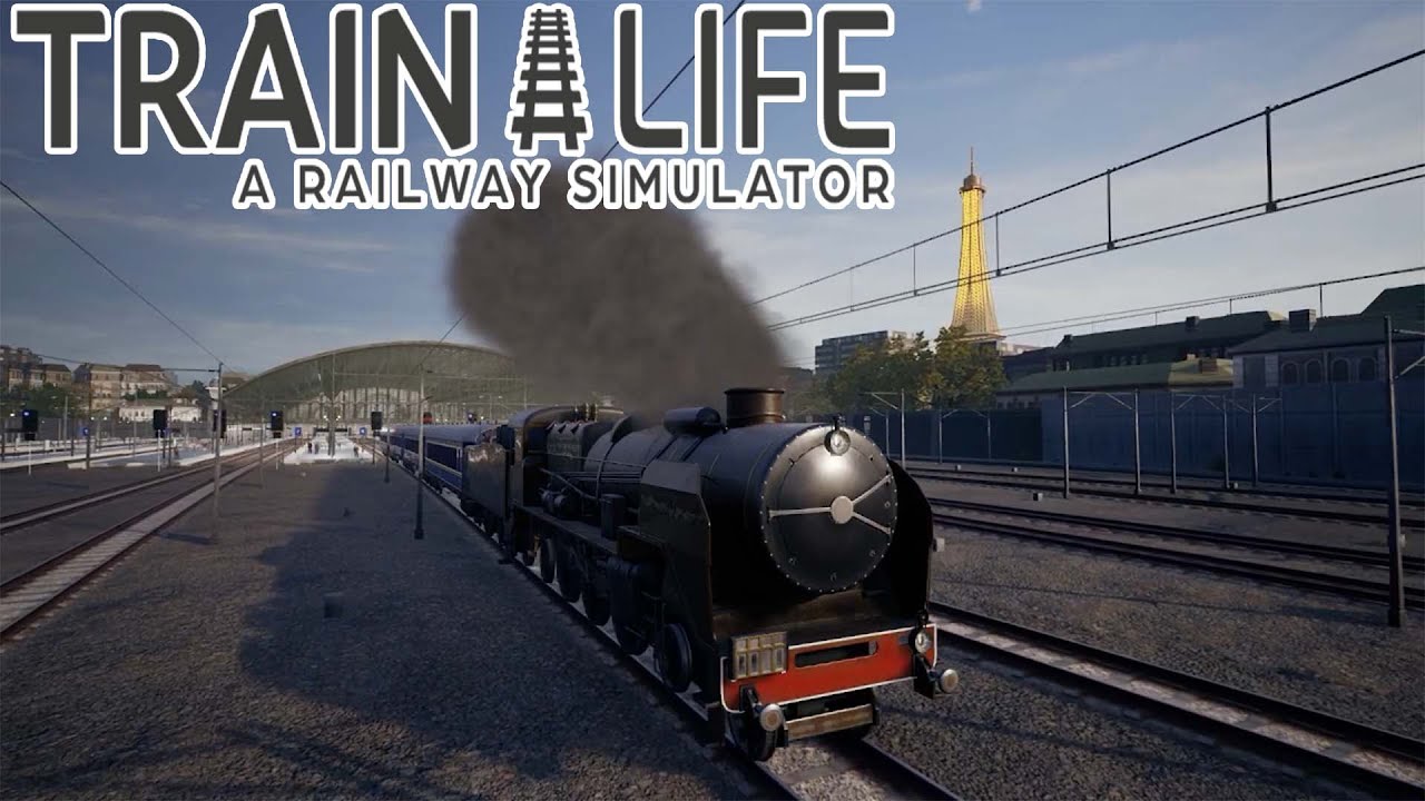 Orientexpress mit Dampflok durch Frankreich / Train Life A Railway Simulator