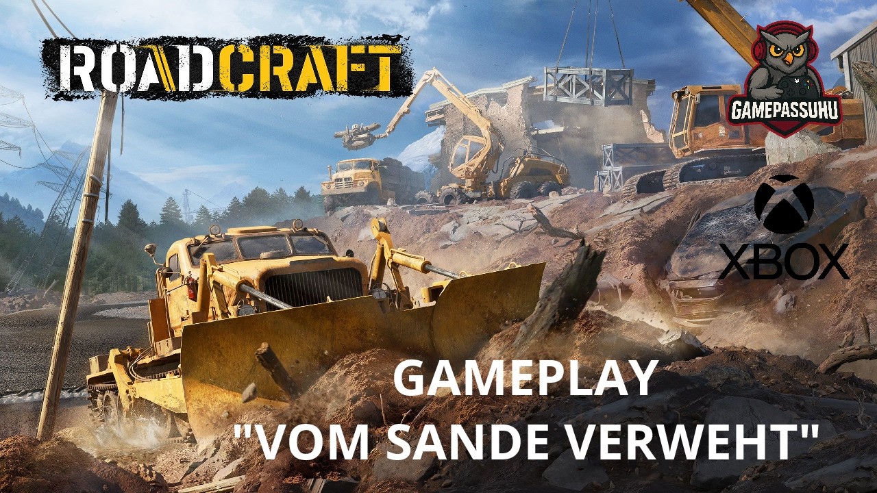 Gameplay RoadCraft - 32% Vom Sande verweht. Gamen Chillen und Quatschen an diesem verrückten Samstag