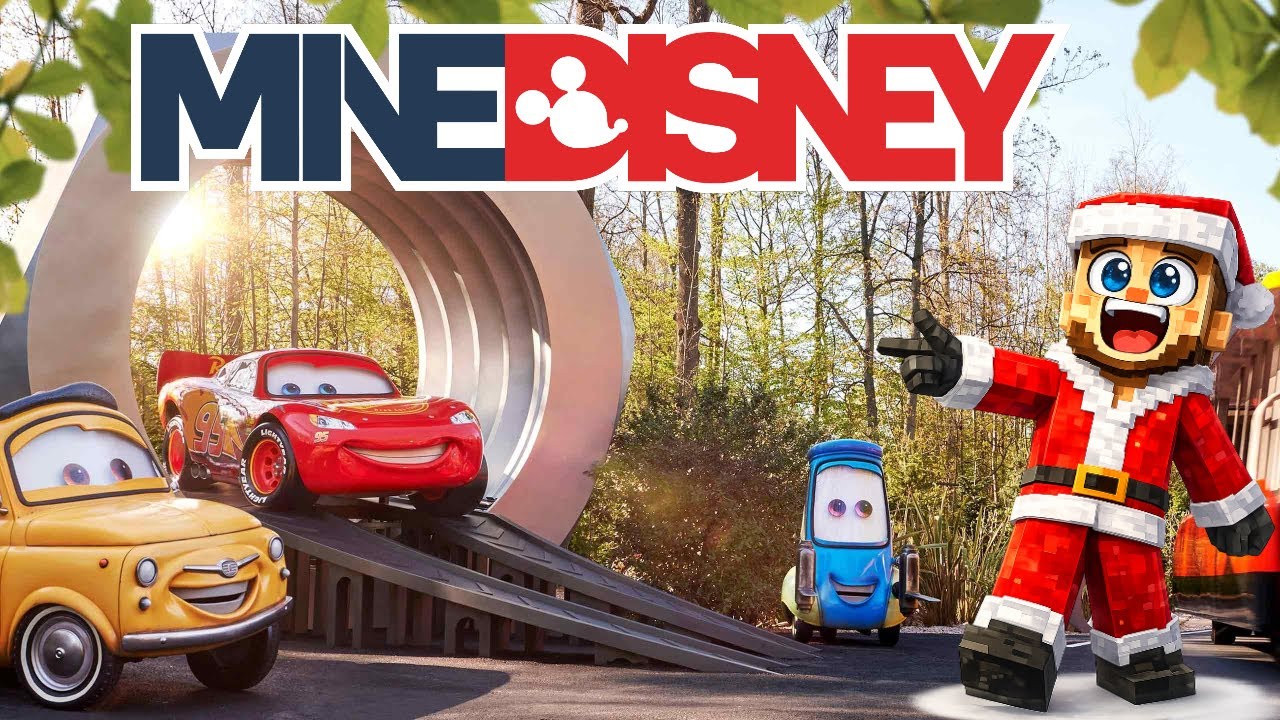 Cars ROAD TRIP 🚗💨 | Disneyland Paris Recreated in Minecraft (MineDisney)