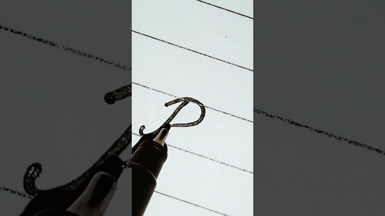 Capital Alphabet letter R🖋️# shorts #youtube #stylewriting # abc