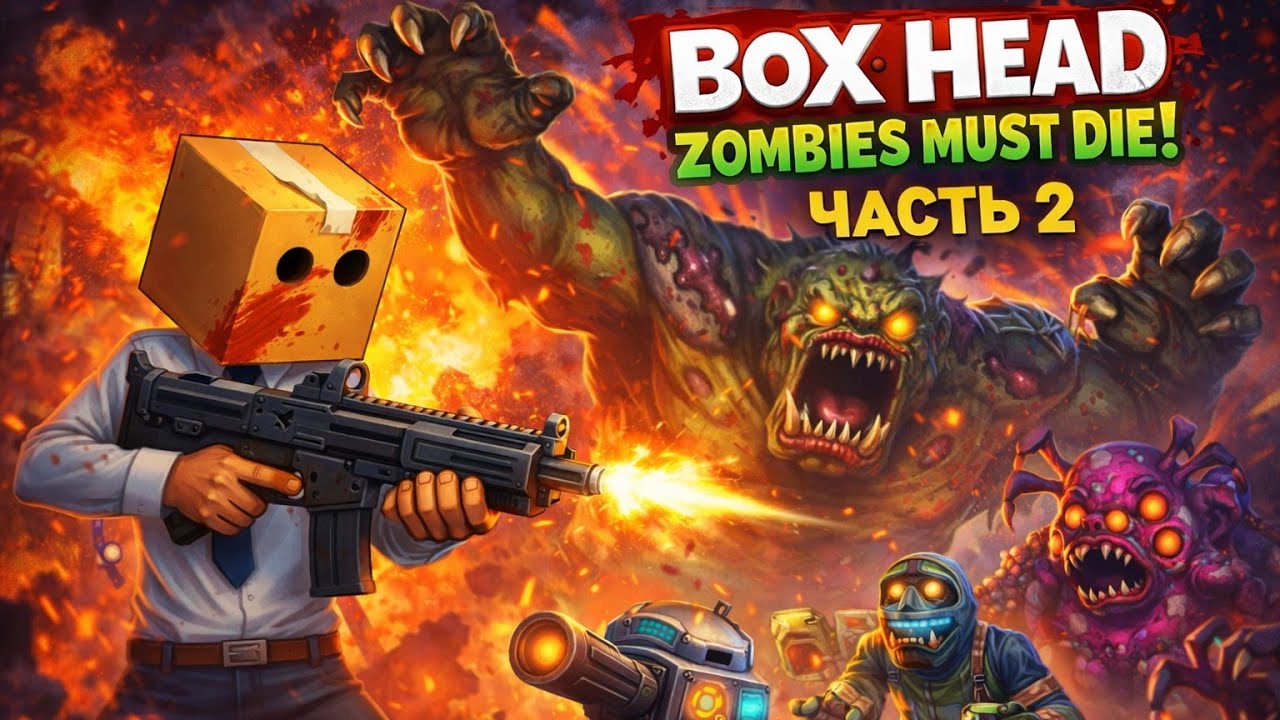 Дальнобойное Оружие // Ядерный взрыв // #2 // Box Head: Zombies Must Die!