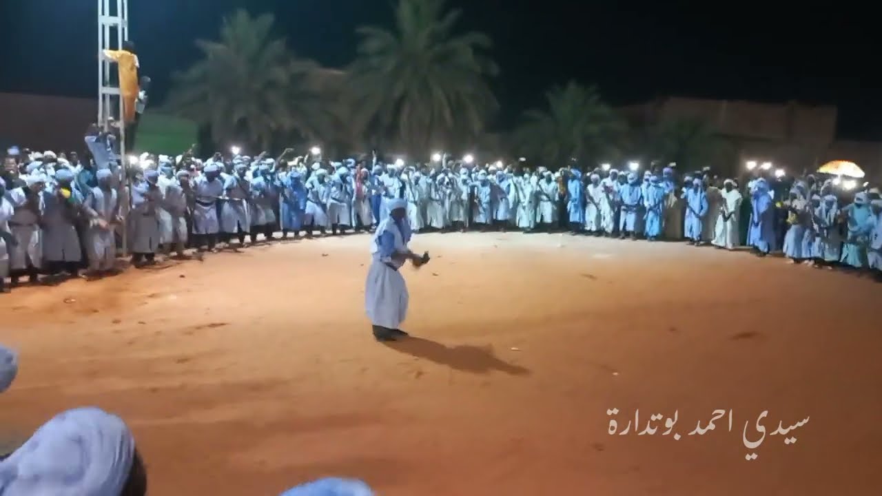 قرص بارود فزعة الساهلة في زيارة قصر اولاد راشد 2024 القرص الاول ليلا