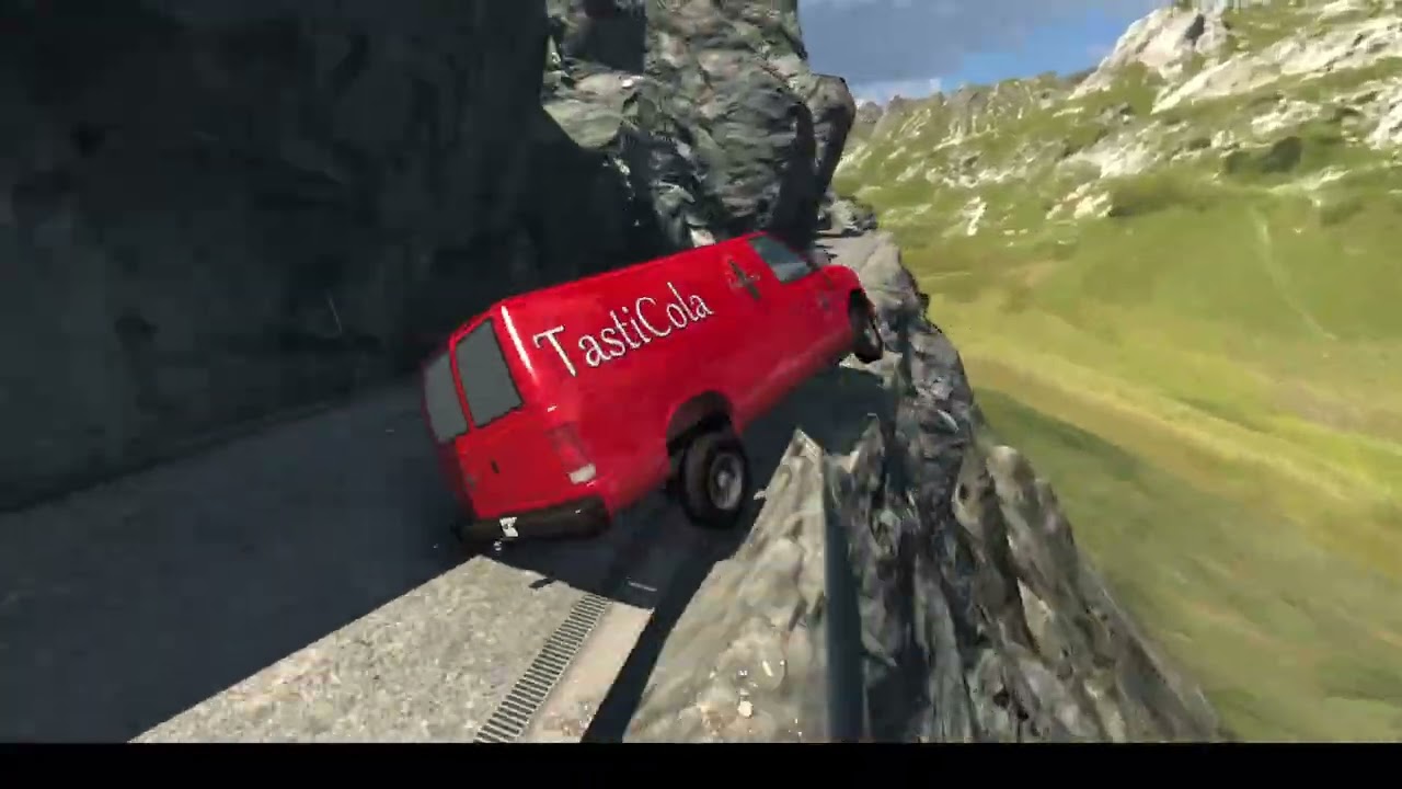Cliff Drops #4 - BeamNG.drive | Cliff Fall