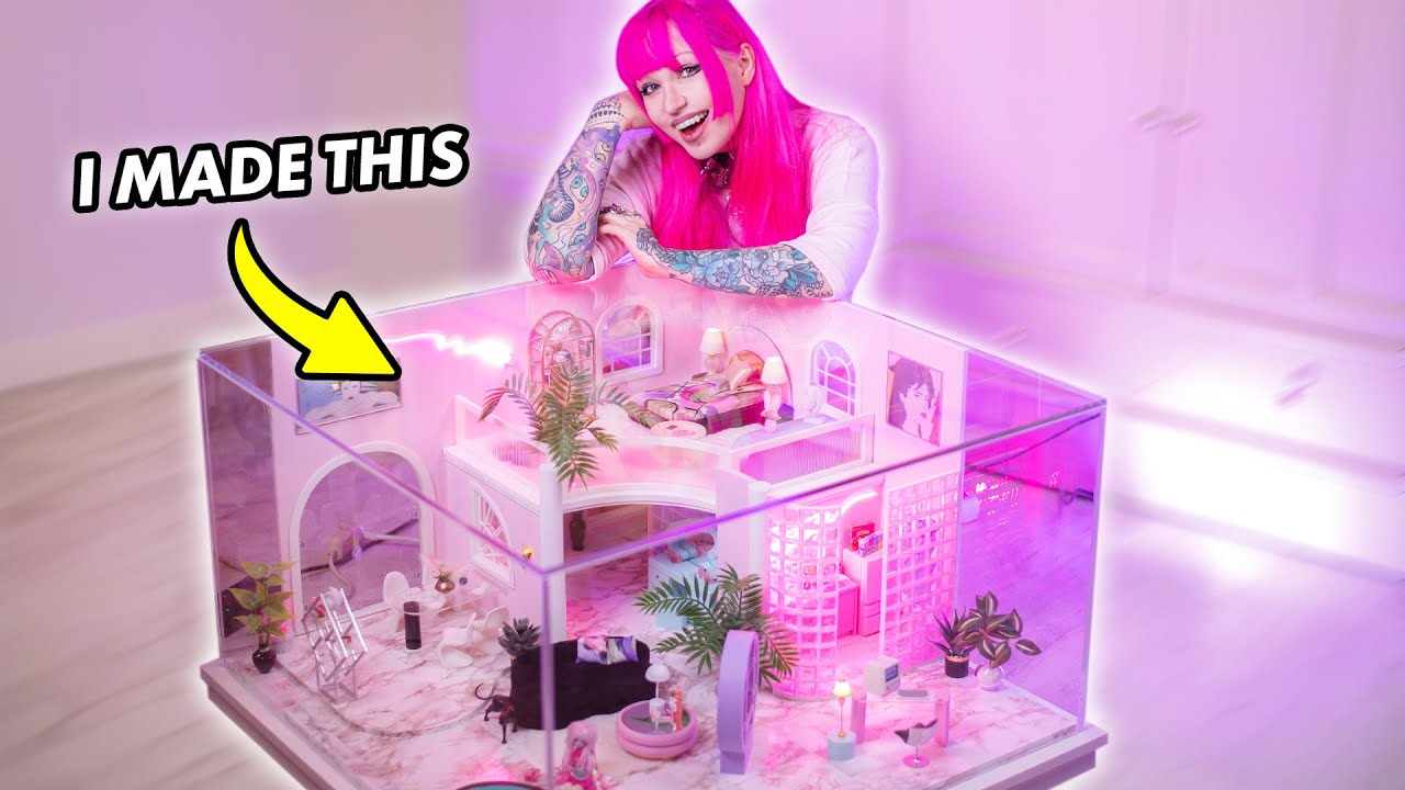 I Built a Miniature Mansion INSIDE a Coffee Table | Jem And the Holograms