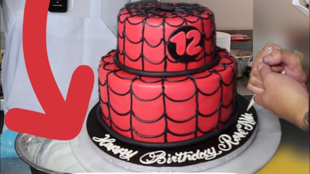 SPIDERMAN CAKE