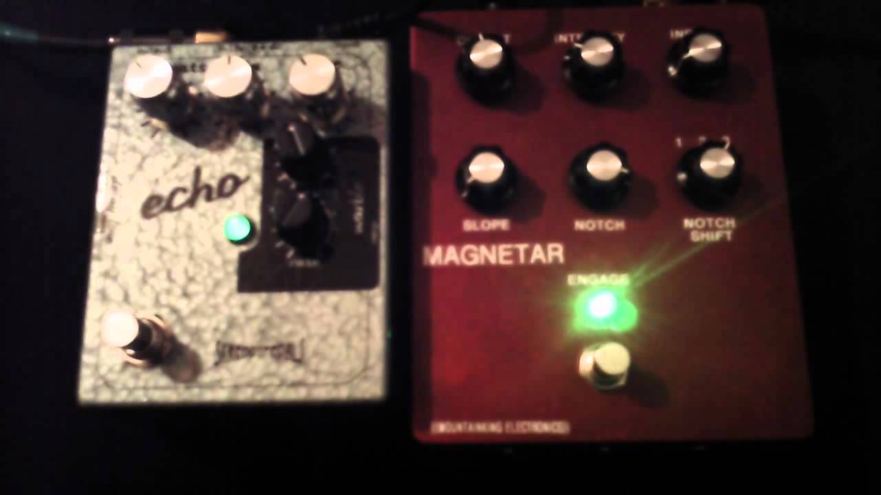 Mountainking Electronics Magnetar Fuzz - Skreddy Echo Delay - Guitar Demo