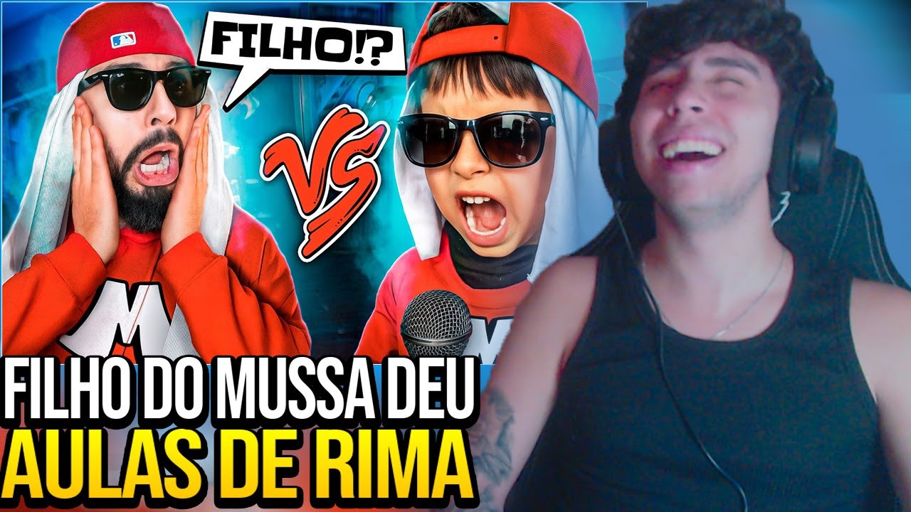 [FILHO VS. PAI] Mini Mussa Vs. Mussa - Batalha de Rima REACT