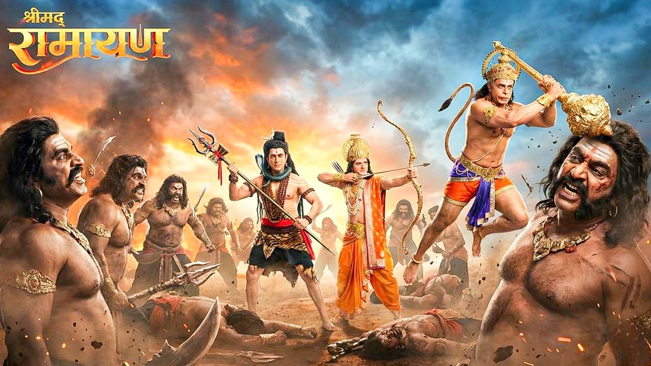 राम और शिव जी के साथ मिलकर हनुमान ने किया राक्षसों की फौज का सामना || Shrimad Ramayan