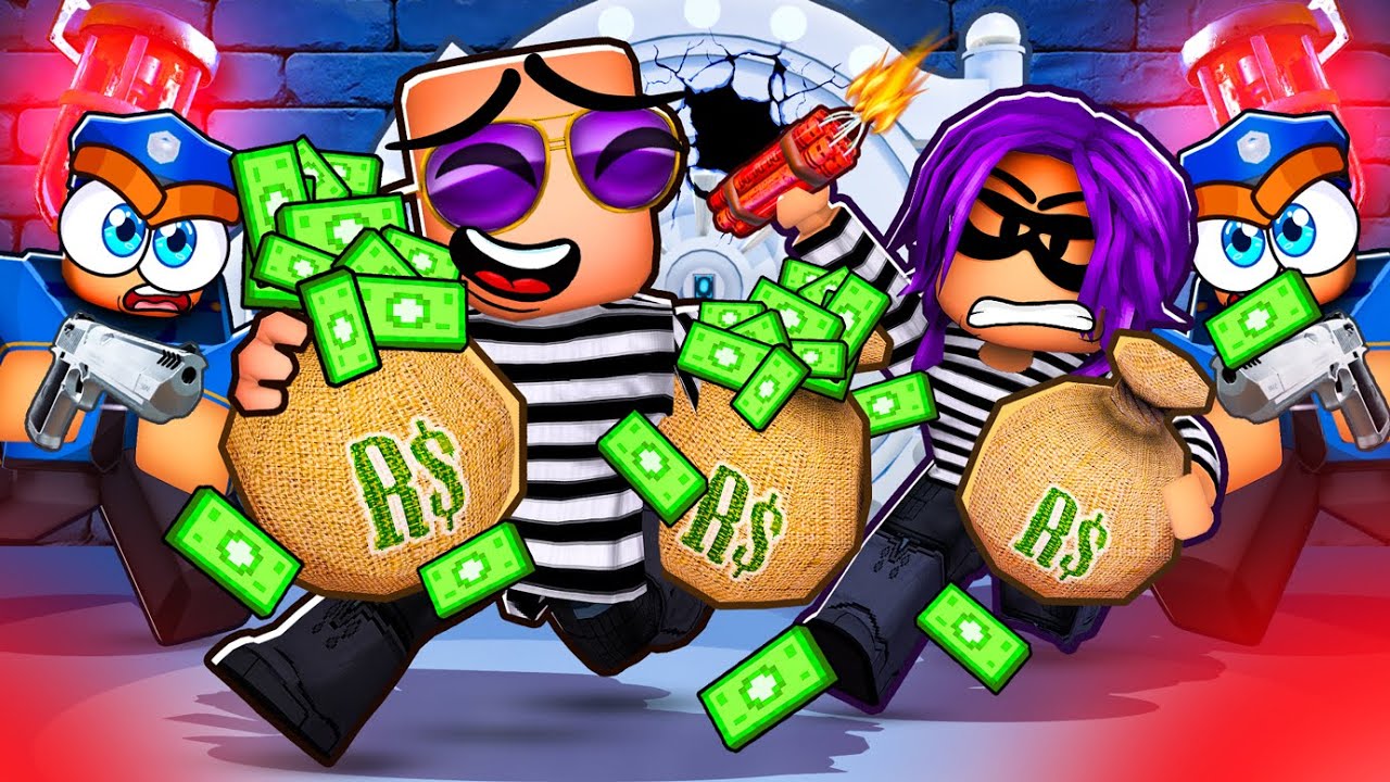 Я ограбил банк, музей и торговый центр! | Roblox: Rob It