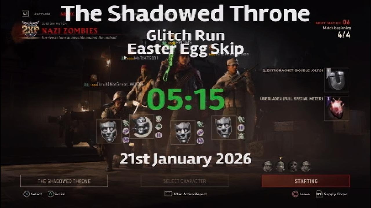 Shadowed Throne - EE Skip in 05:15 (4-Player)