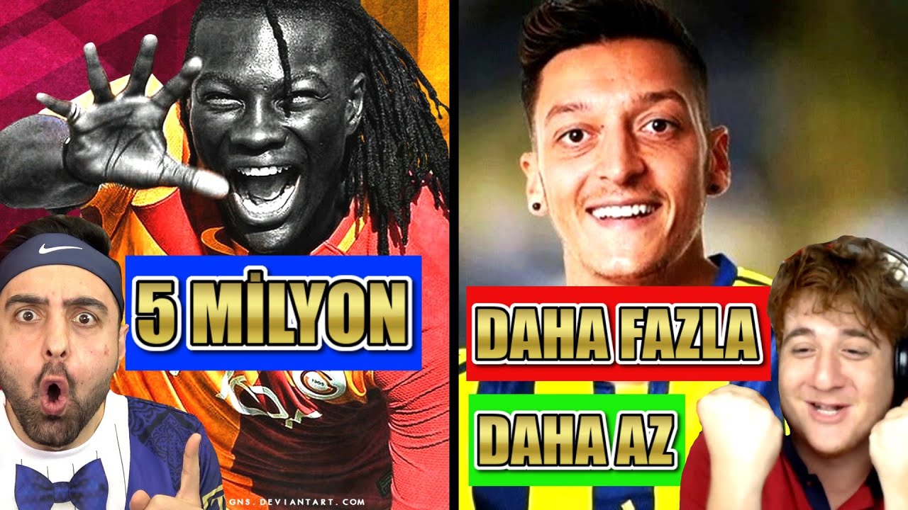 HANGİ SÜPER LİG FUTBOLCUSU DAHA PAHALI ? BULMACA OYUNU EMJAN VS ÜMİDİ !