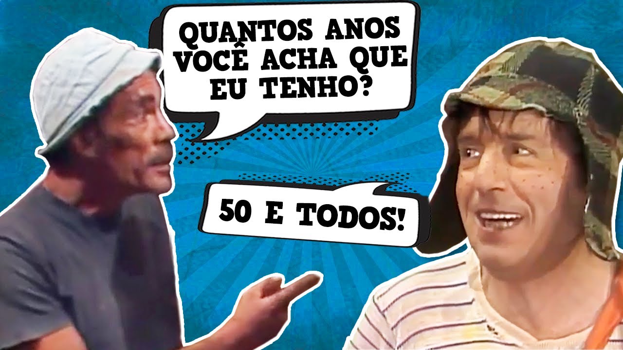 QUANTOS ANOS os PERSONAGENS de CHAVES tem?! 🤔 Descobrimos TUDO!!