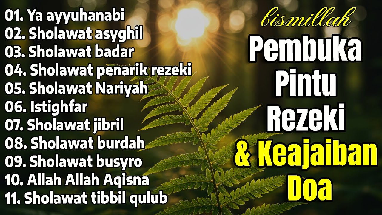 SHOLAWAT PEMBUKA PINTU REZEKI PALING MUSTAJAB 2026 | Jibril, Busyro, Nariyah 😍🙏 FULL ALBUM VIRAL 4K