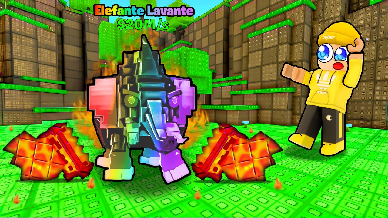 Das NEUE GOLDY macht 9.999$ Qn in SURVIVE LAVA FOR BRAINROTS