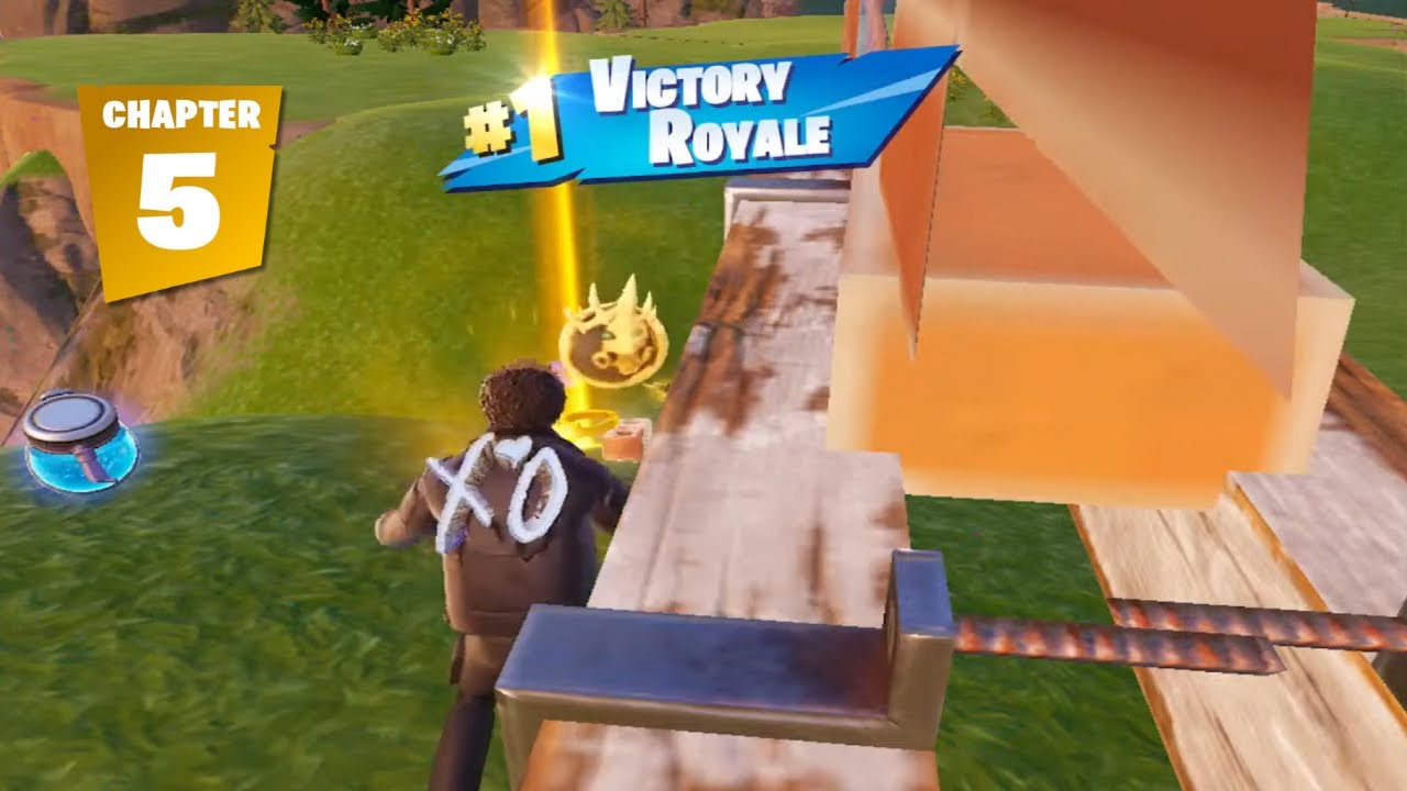 Fortnite - Chapter 5 Season 2 Ranked Build Gameplay (My 1st Victory Royale Ever Recorded) 🎮
