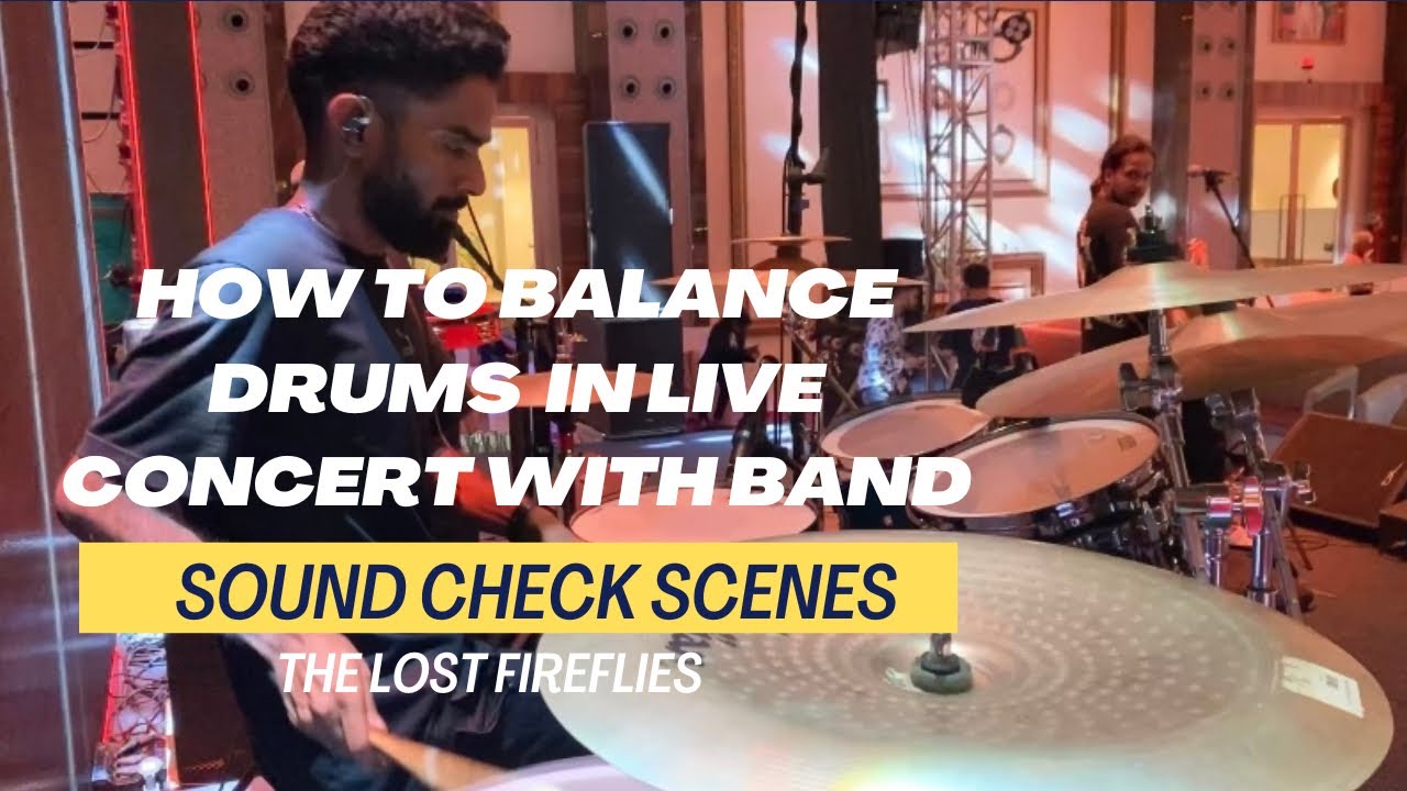 Soundcheck In live Concert with Rock Band /The Lost Fireflies - BTS