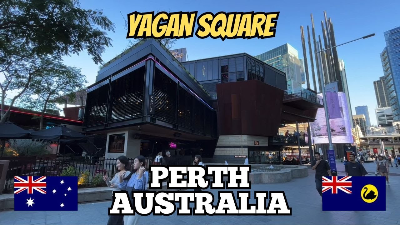 Exploring Perth Australia: Walking Tour of Yagan Square 2025