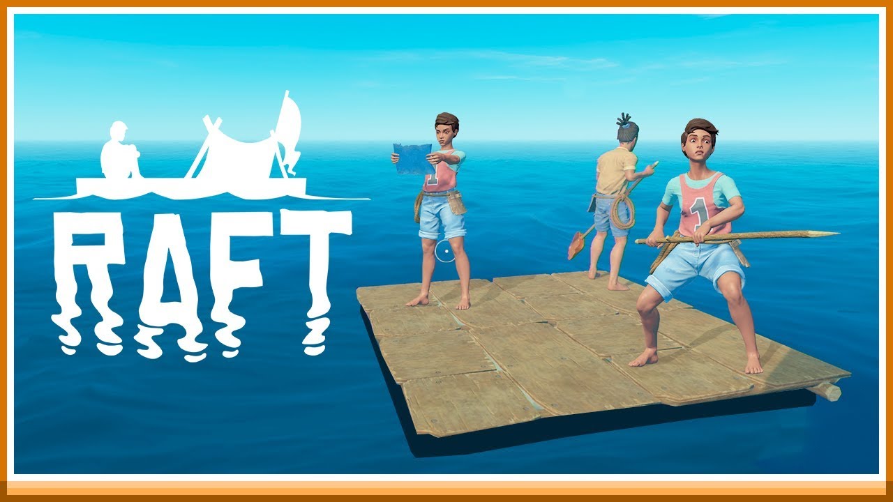 LIVET PÅ EN FLOTTE! - Raft Co-op #1