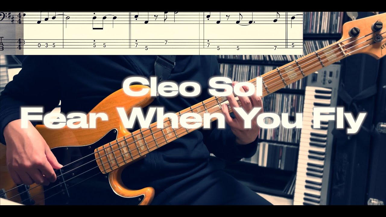 Cleo Sol - Fear When You Fly (Bass Cover) TABS in Video | *Get the PDF on Patreon