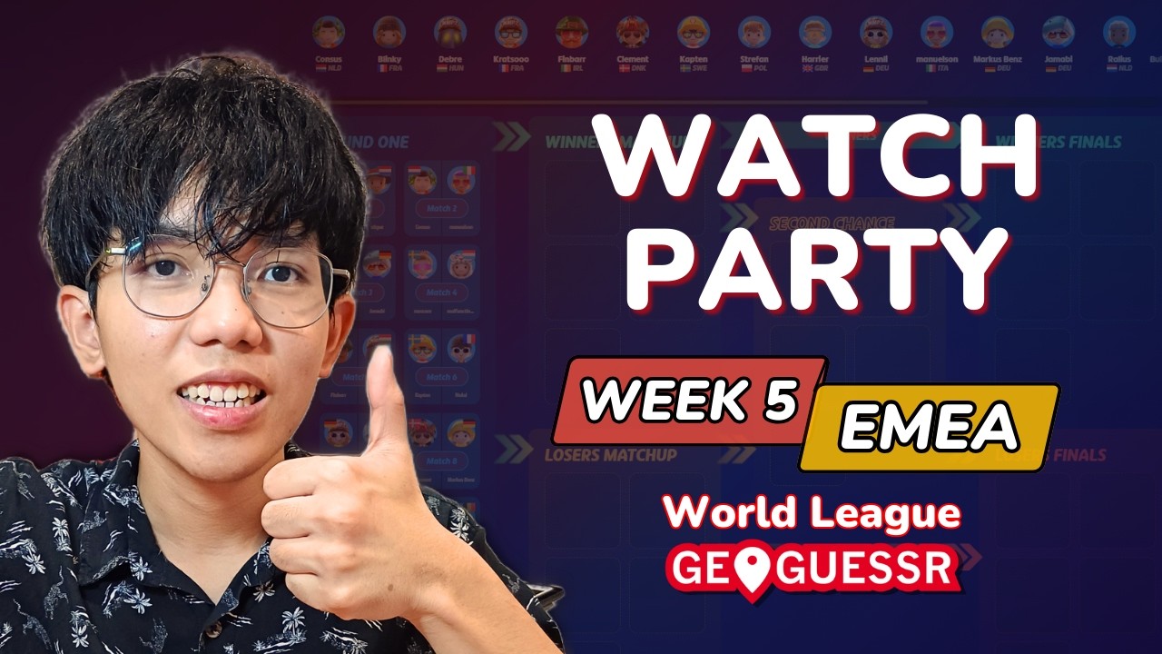 [🔴Live ] Watch Party ไทย | Geoguessr World League 2026 Week 5 - EMEA