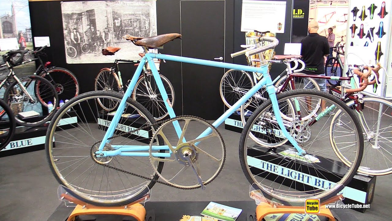 1900 Ja Townsend Original Light Blue Antique Bike - Walkaround - 2015 Eurobike