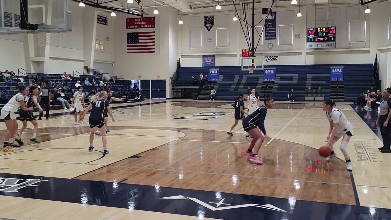 Cal Maritime vs Hope International. Women's basketball. GSAC. CalPac. NAIA. (December 2025)