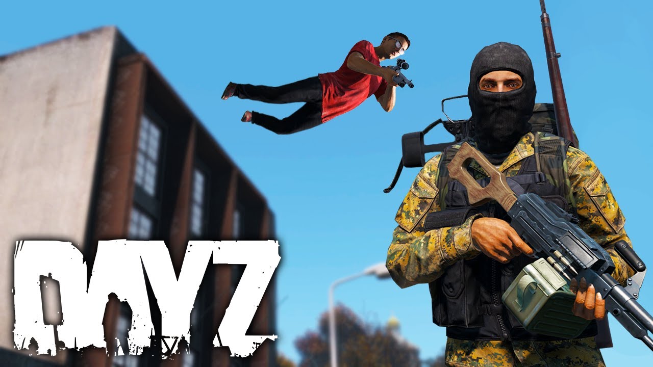 TRICKSHOTTING players! (DayZ)