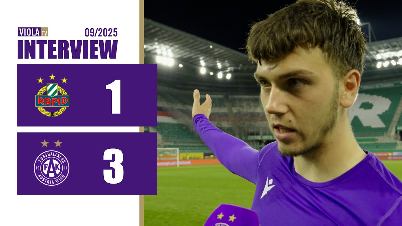 Torschütze Noah Botić: "Bin noch immer gehyped von unserer Leistung!" (09/2025)