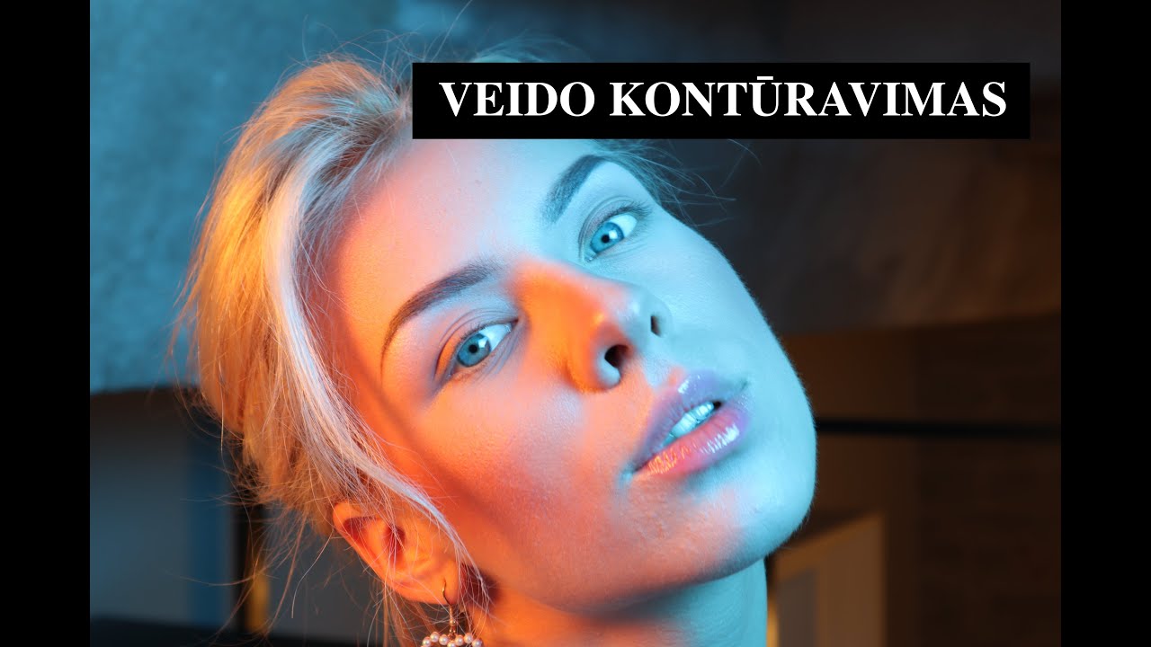 VEIDO KONTŪRAVIMAS | Pilnas makiažas 1/4