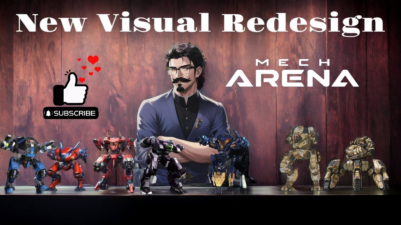 New Mech Redesign of tier 3 to 8 | Visual Redesign is coming soon in Mech Arena #mecharena  #メカアリーナ