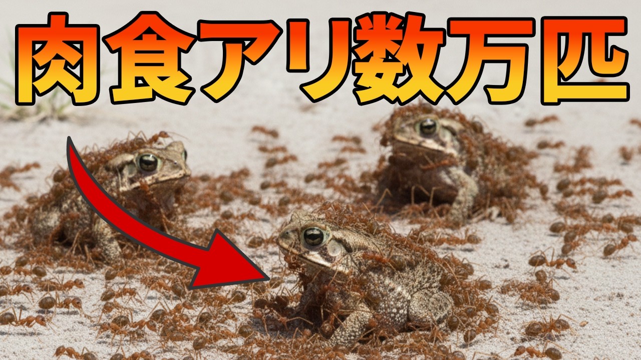 何万匹もの肉食アリを外来種駆除に利用した衝撃の結果！！【生物解説】