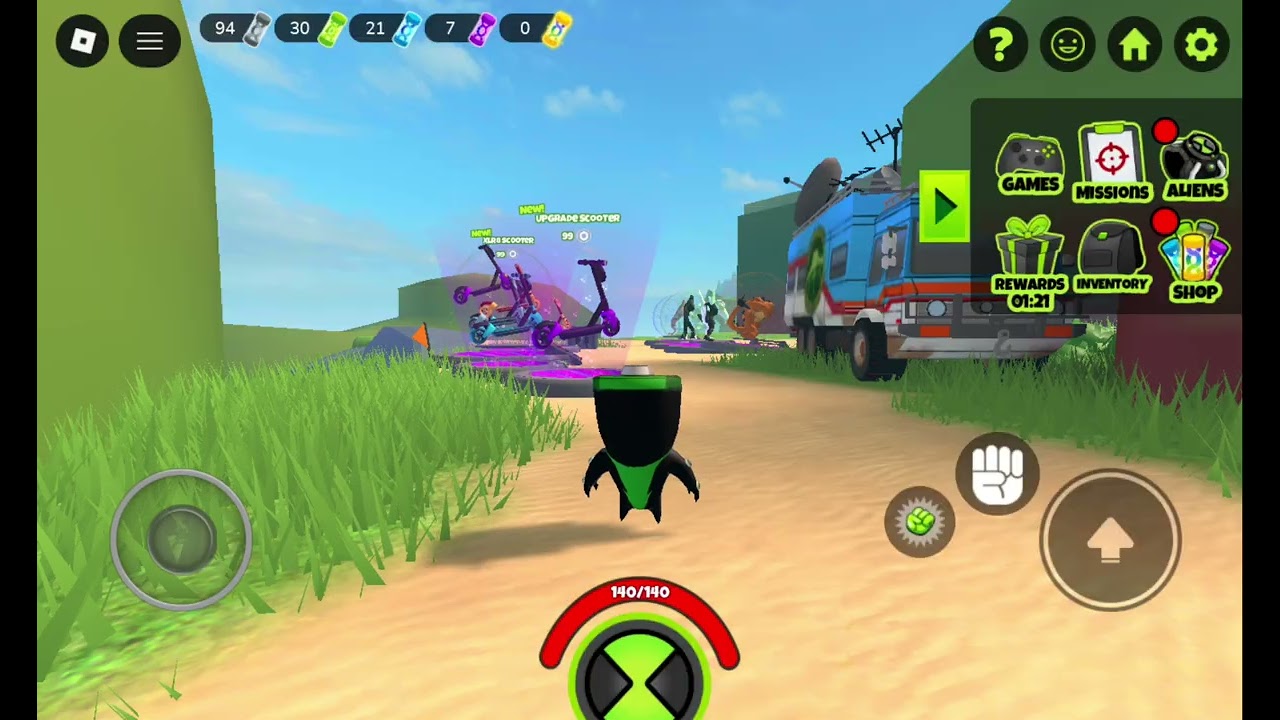 New Omniverse Buzzshock in ben 10 superhero time roblox 