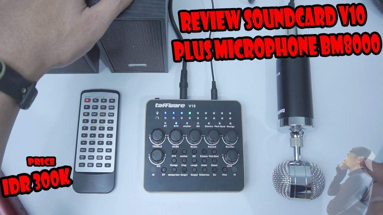 REVIEW Sound Card External V10 Plus BM8000 Bhs Indo