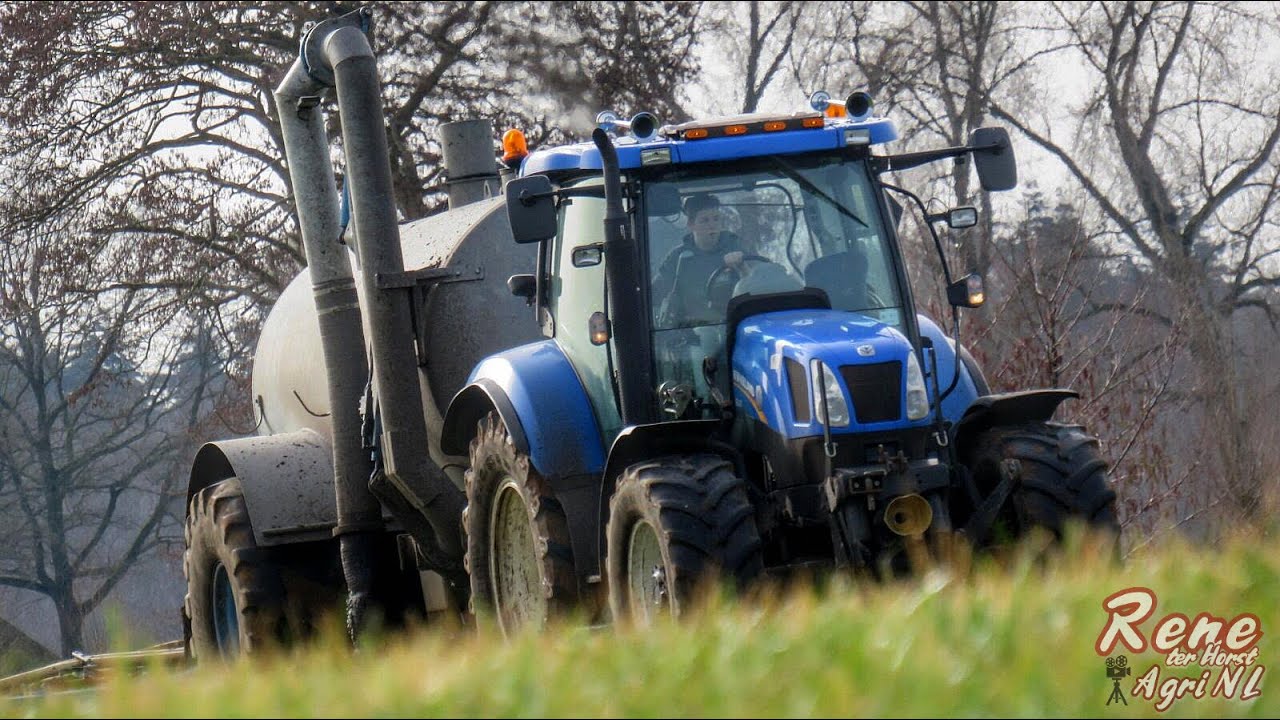 Mestseizoen 2021 | New Holland T6060 | slurry injection | Duport BSA 9200 | NL