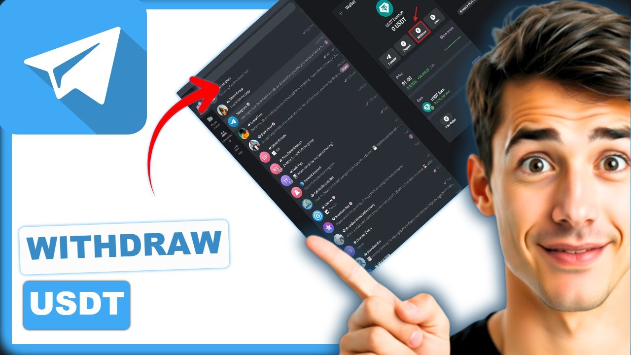 Как вывести USDT из кошелька Telegram (самый простой способ) (руководство на 2026 год)