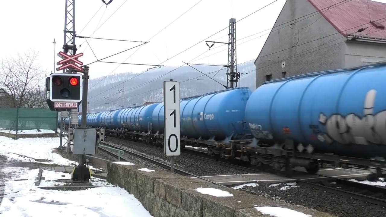 Železniční přejezd Neštědice/Povrly (P2429) | 1.2.2026 / Czech railroad crossing