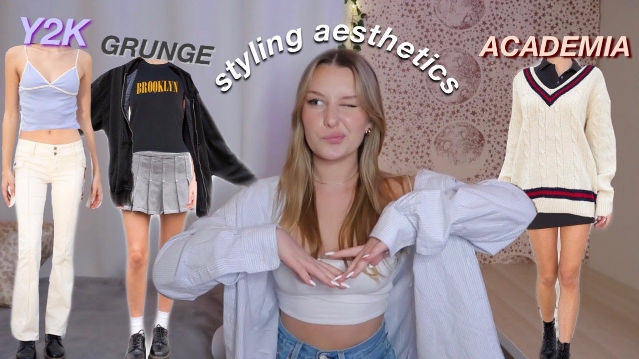 Making Outfits for Each Aesthetic from Brandy Melville... Coconut Girl, Y2k, Grunge, Skater, & more