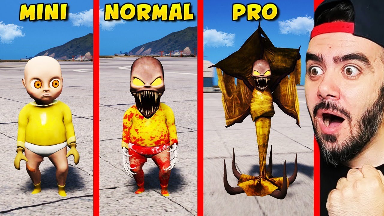 DÜNYANIN EN GÜÇLÜ SARI PRO BEBEGI OLDUM - GTA 5 MODS