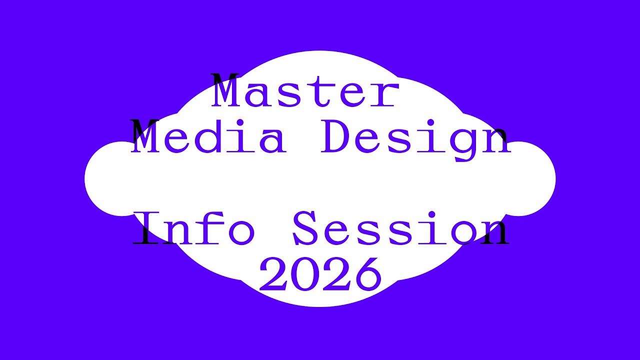 Master Media Design – Live Information Session 2026