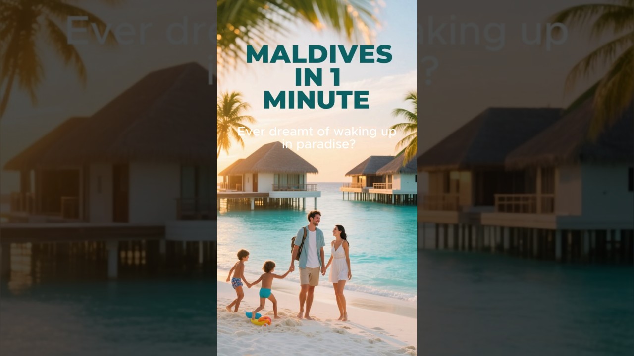 MALDIVES in 1 Minute✨ | Life, Laughter & Paradise