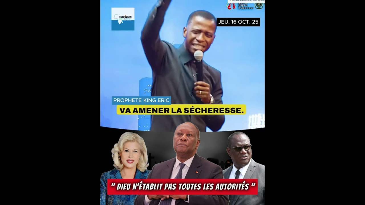 Prophétie sur la Côte d'Ivoire - Prophet King Eric sort de son silence