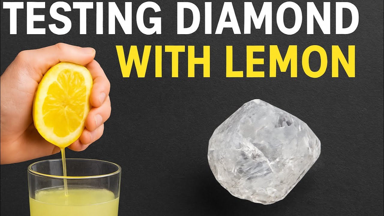 Can lemons reveal real diamonds? Shocking experiment!