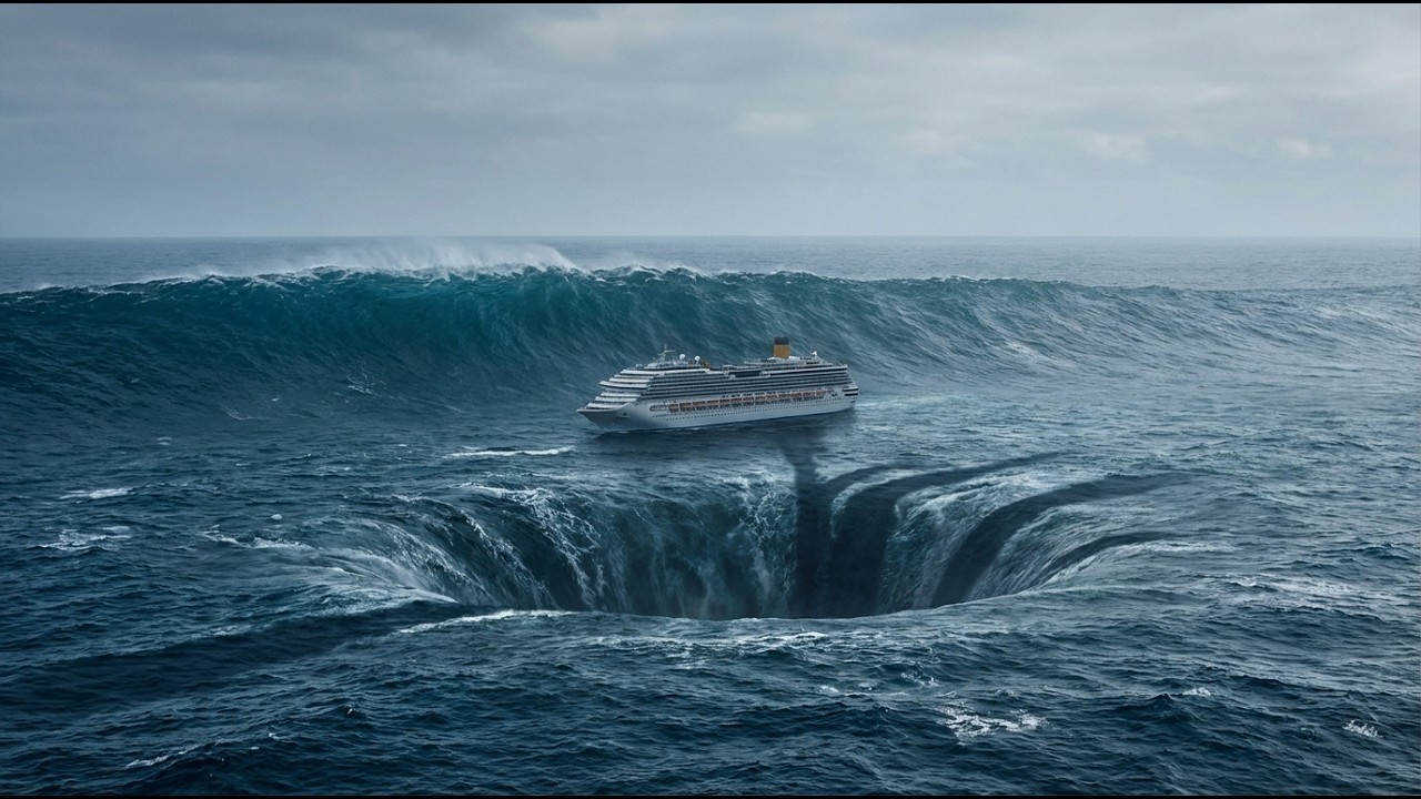 Ocean Collapse Event vs Super-Giant Cruise Ship | Realistic Open Sea Disaster