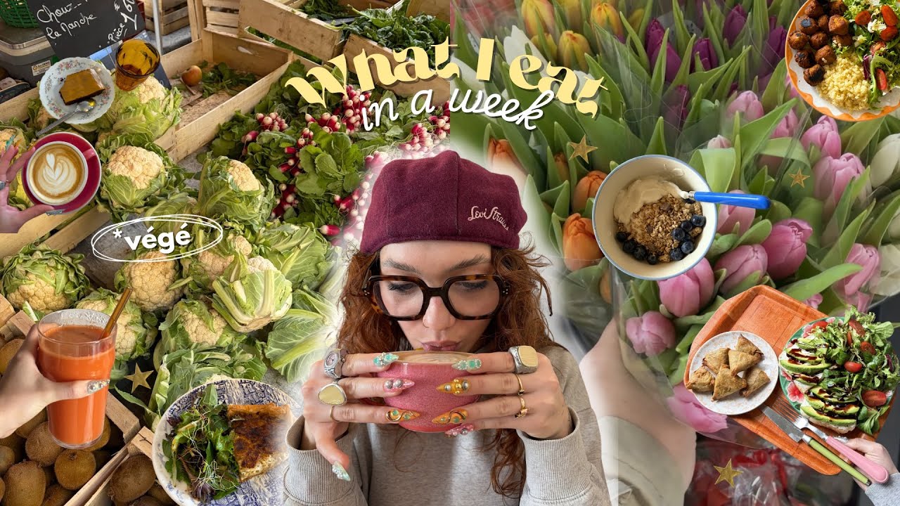 WHAT I EAT IN A WEEK: JE SUIS DEVENUE VÉGÉTARIENNE 🌱🥞🥕