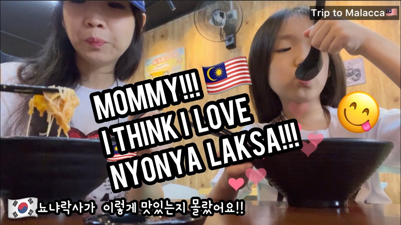 Finally we ate amazing Malaysia Nyonya Laksa in Malaysia 말레이시아 말라카여행 뇨냐락사